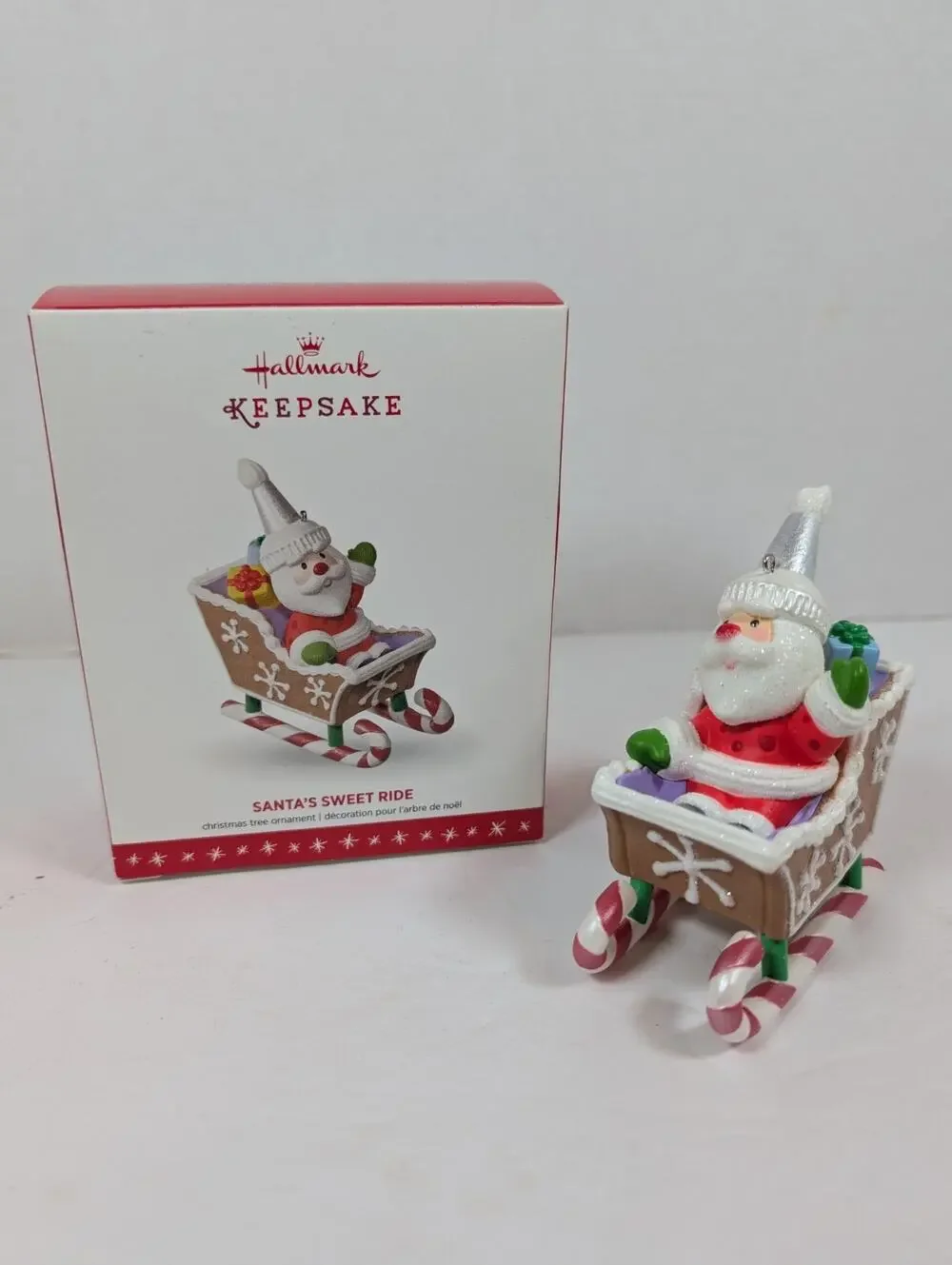 Hallmark Keepsake Christmas Ornament - Santa's Sweet Ride - 2016 MIB